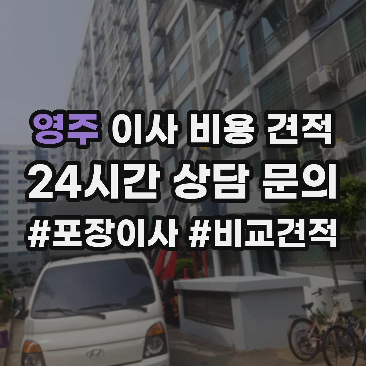 영주 이사 비용 견적 34인 팀 구성 시 견적 차이와 체크리스트