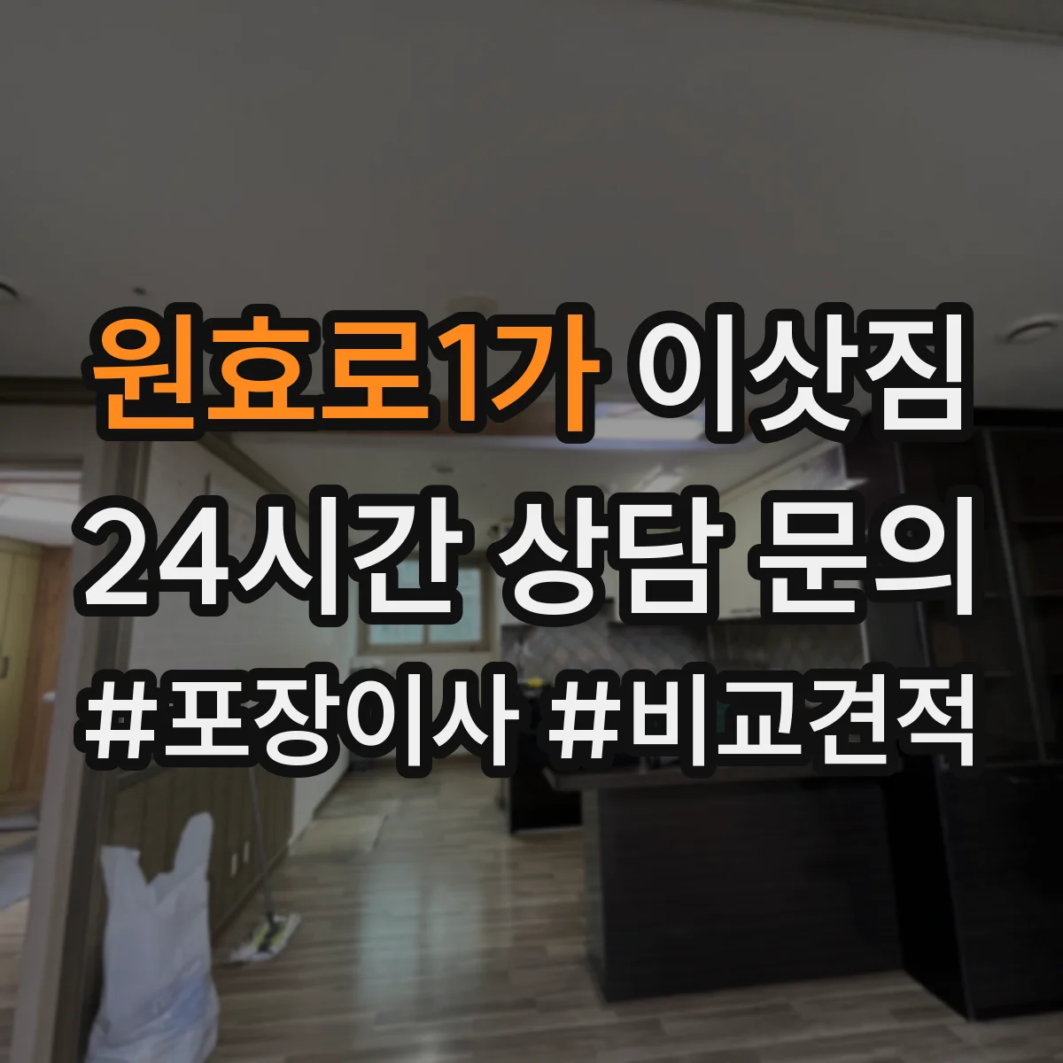 원효로1가 이삿짐