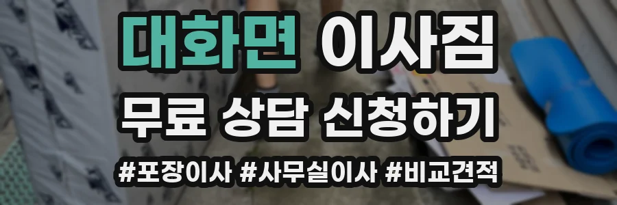 대화면 이사짐