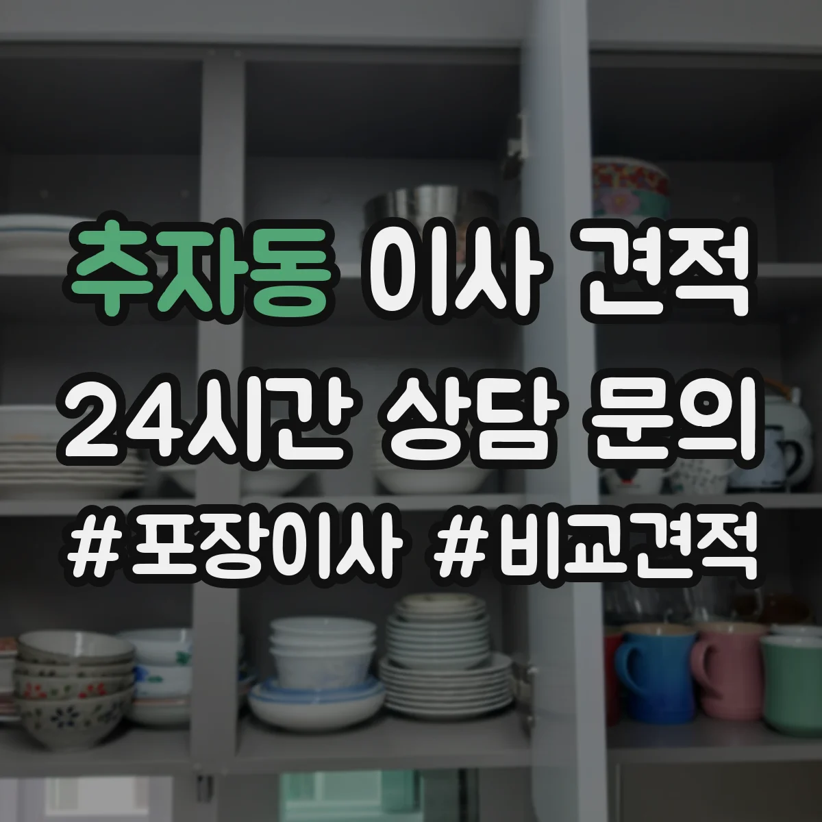 추자동 이사 견적
