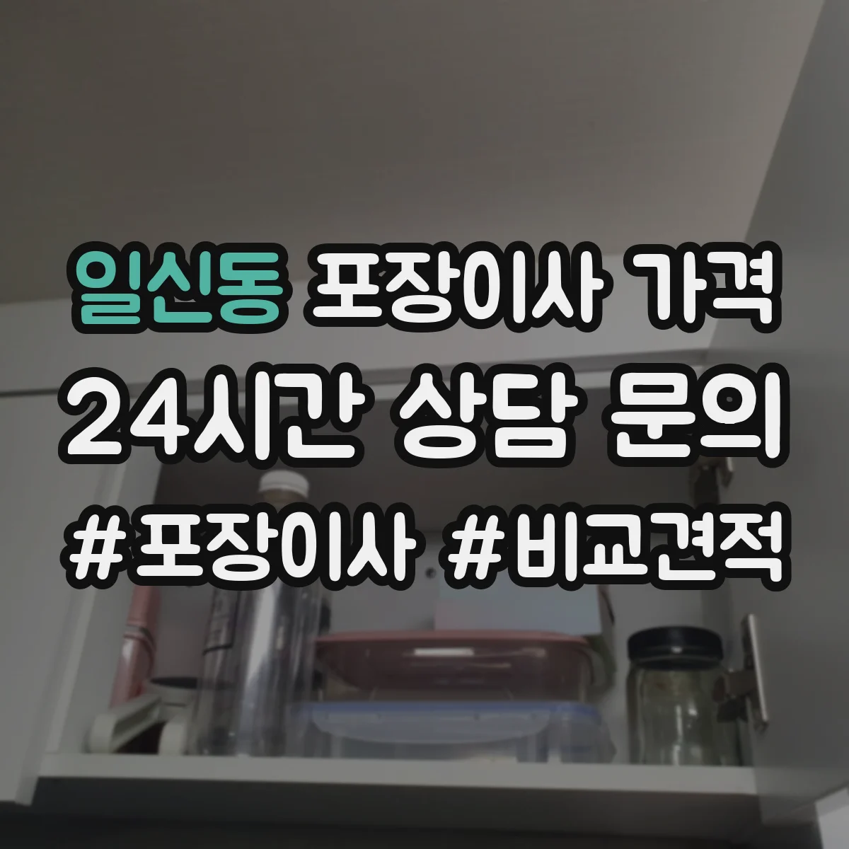 일신동 포장이사 가격