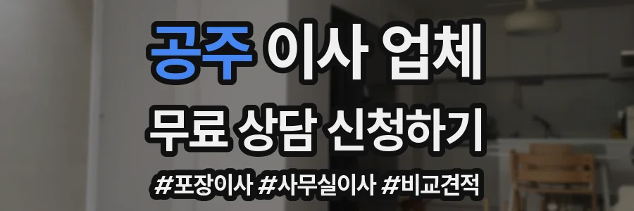 공주 이사 업체