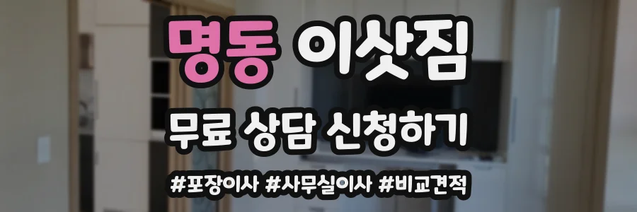명동 이삿짐