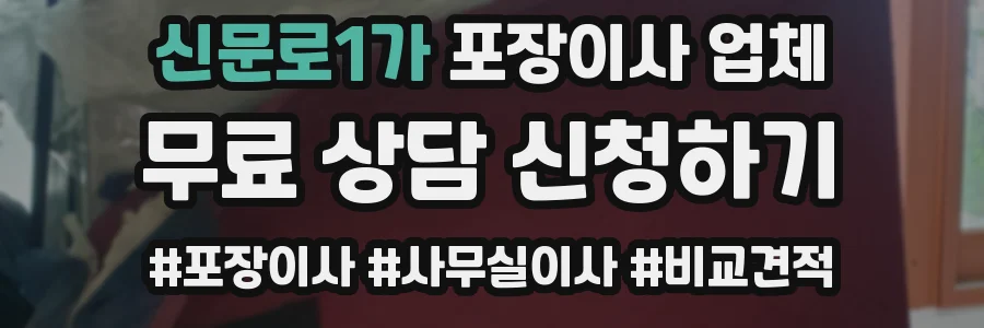 신문로1가 포장이사 업체