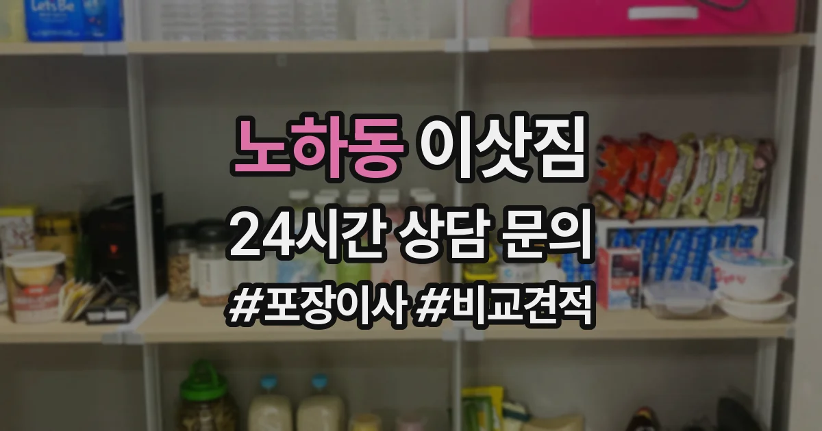 노하동 이삿짐