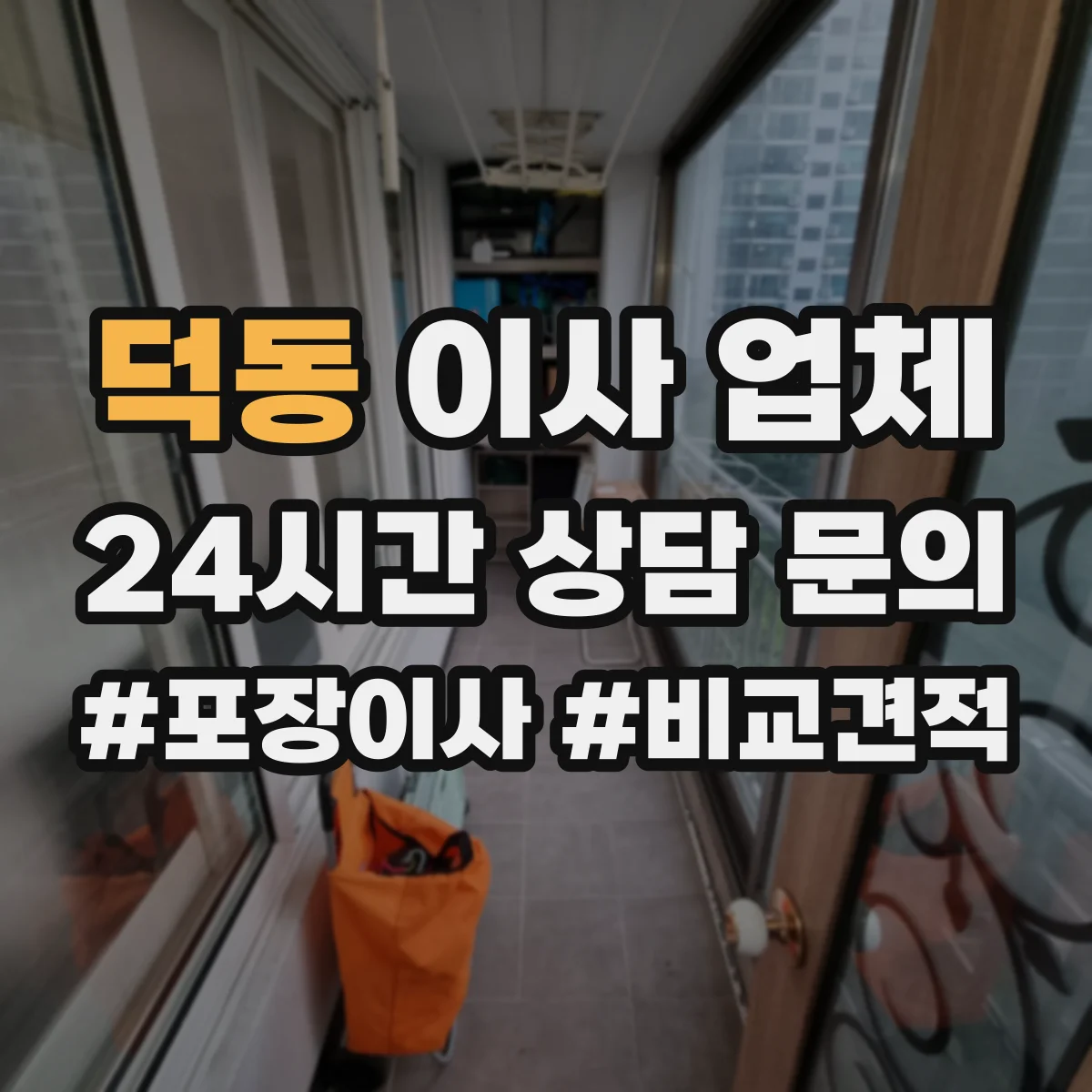 덕동 이사 업체