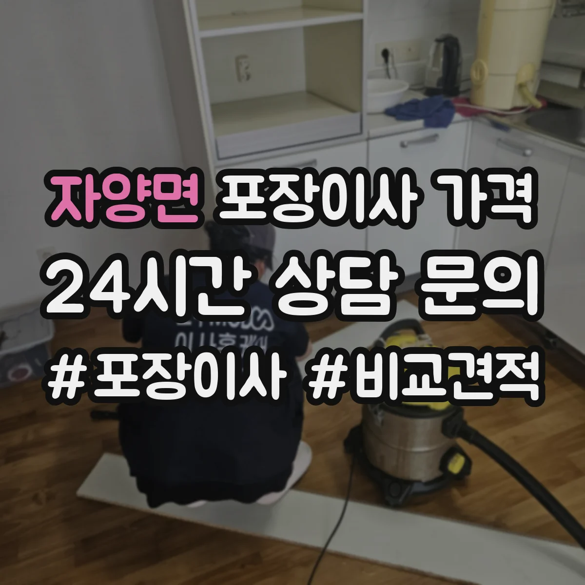 자양면 포장이사 가격