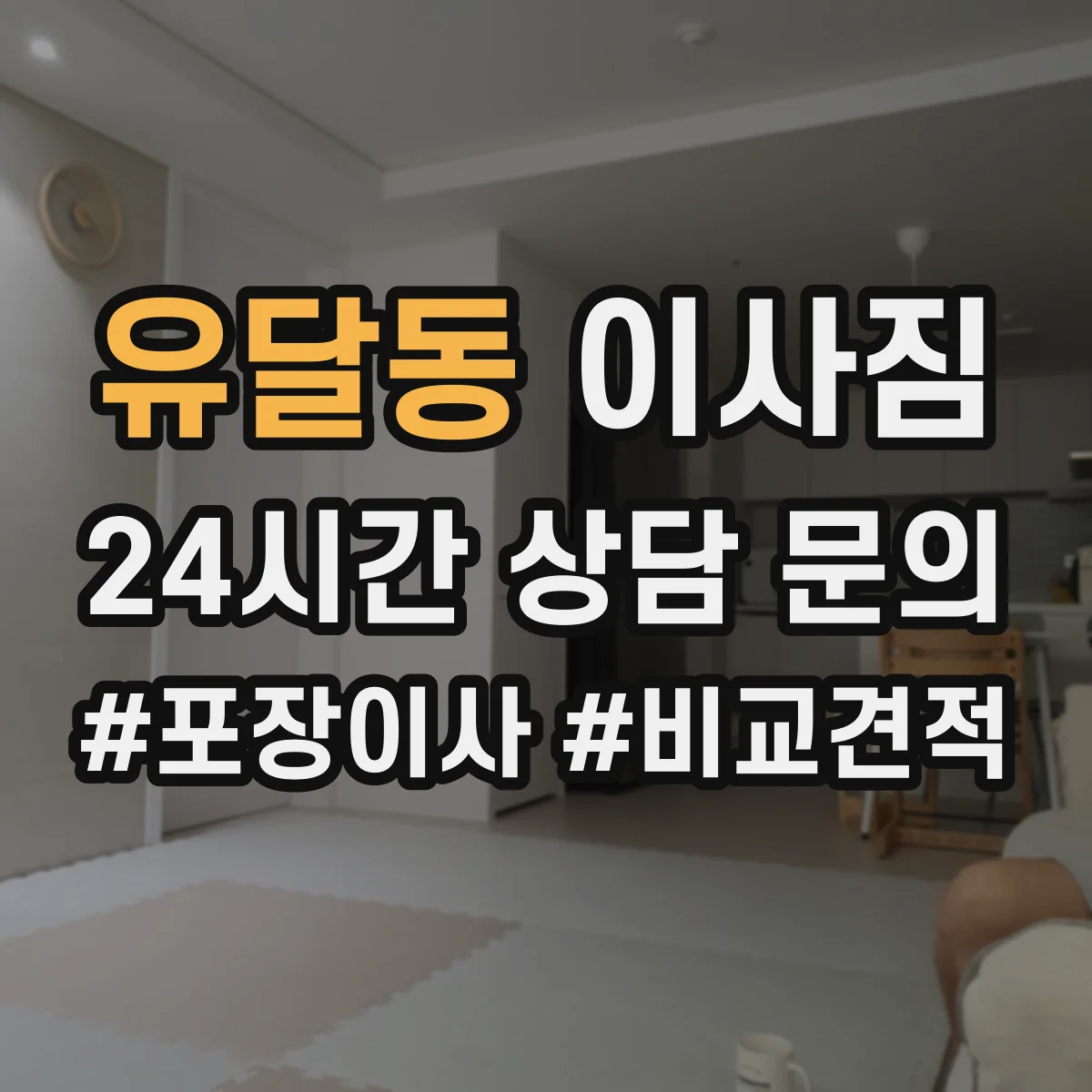 유달동 이사짐