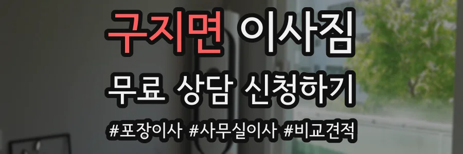 구지면 이사짐