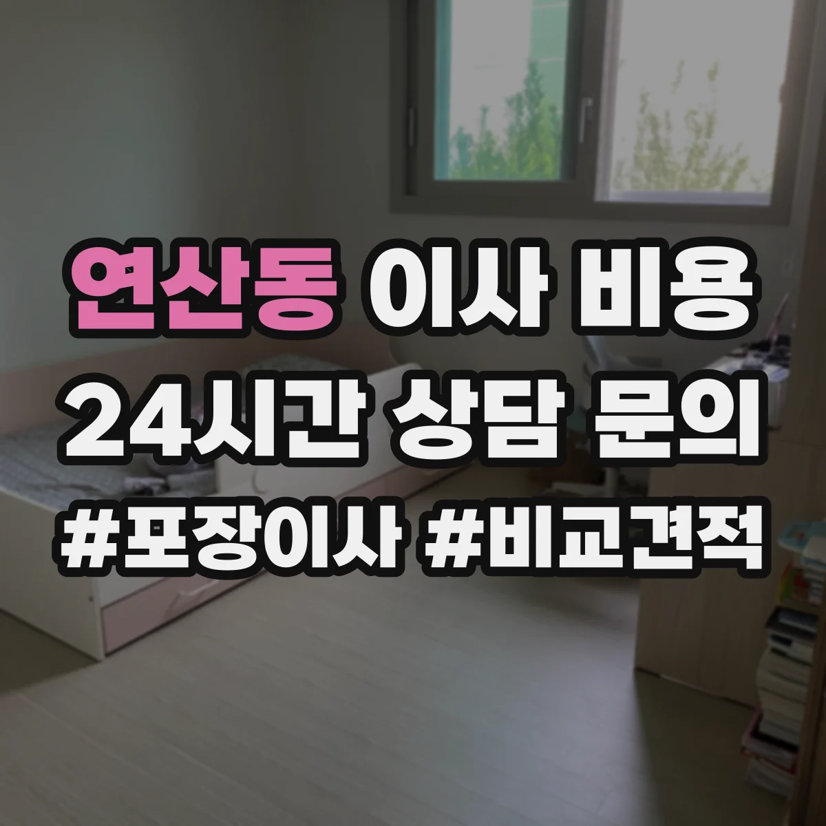 연산동 이사 비용
