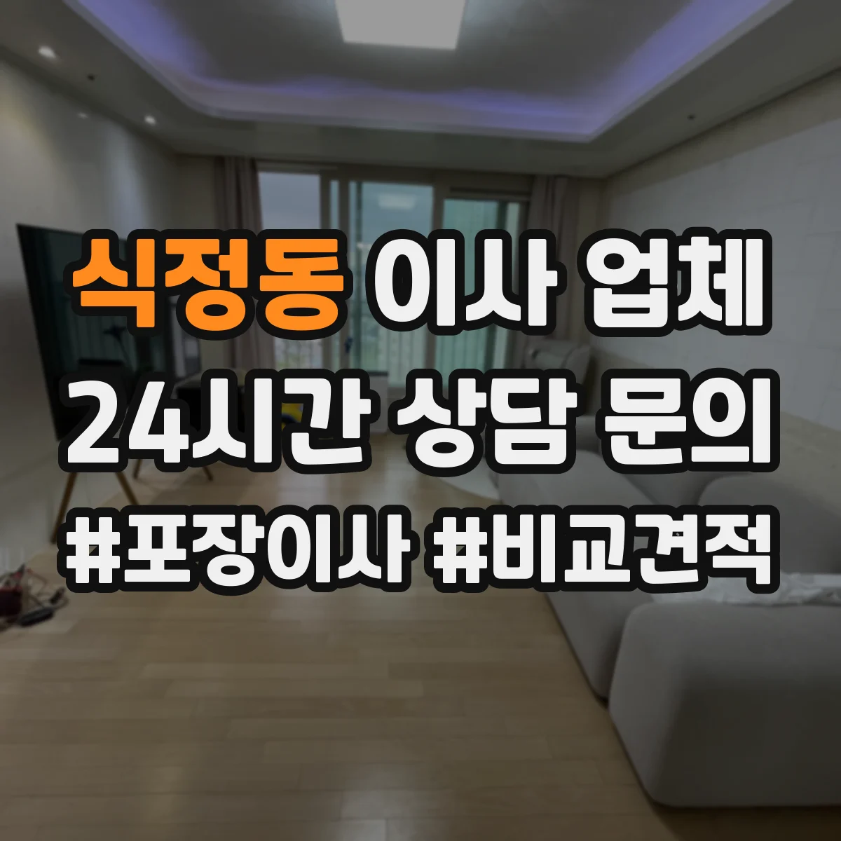 식정동 이사 업체