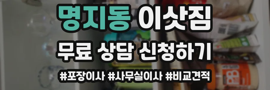 명지동 이삿짐