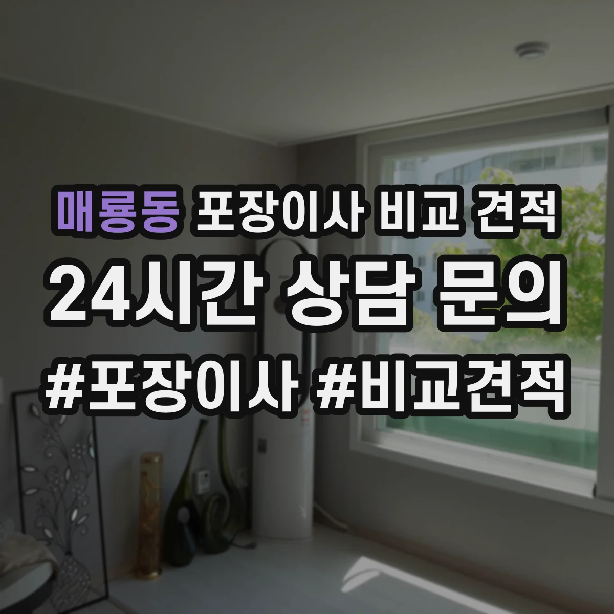 매룡동 포장이사 비교 견적