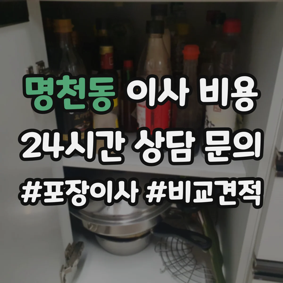 명천동 이사 비용