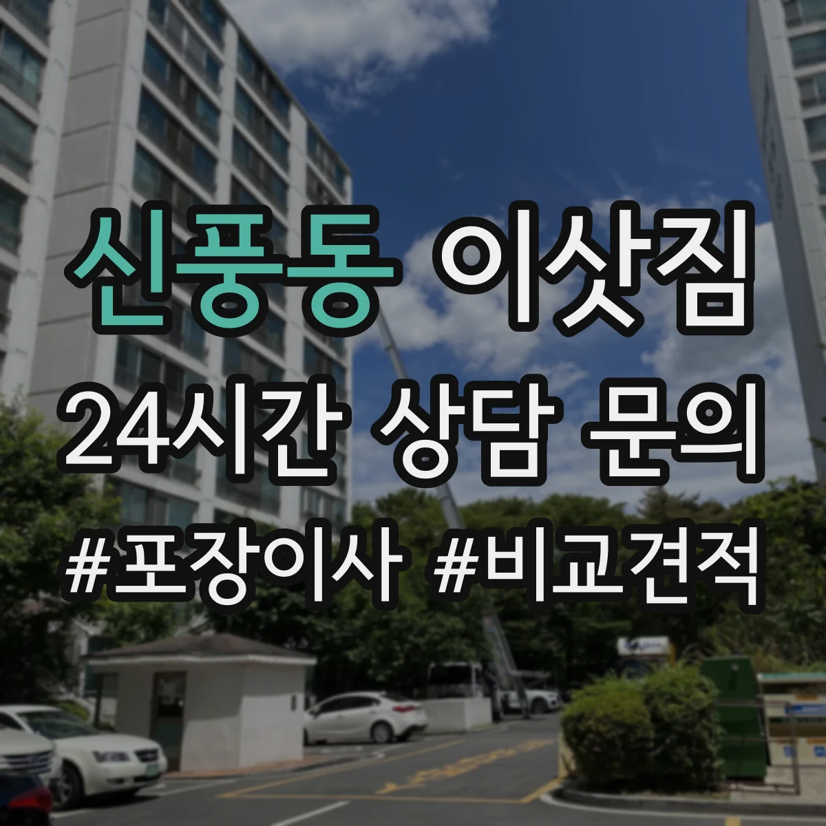 신풍동 이삿짐