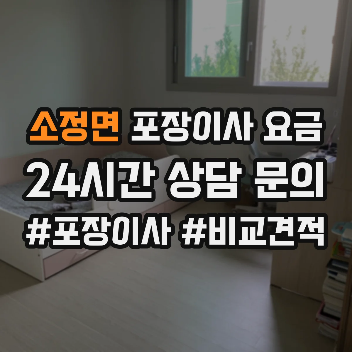 소정면 포장이사 요금