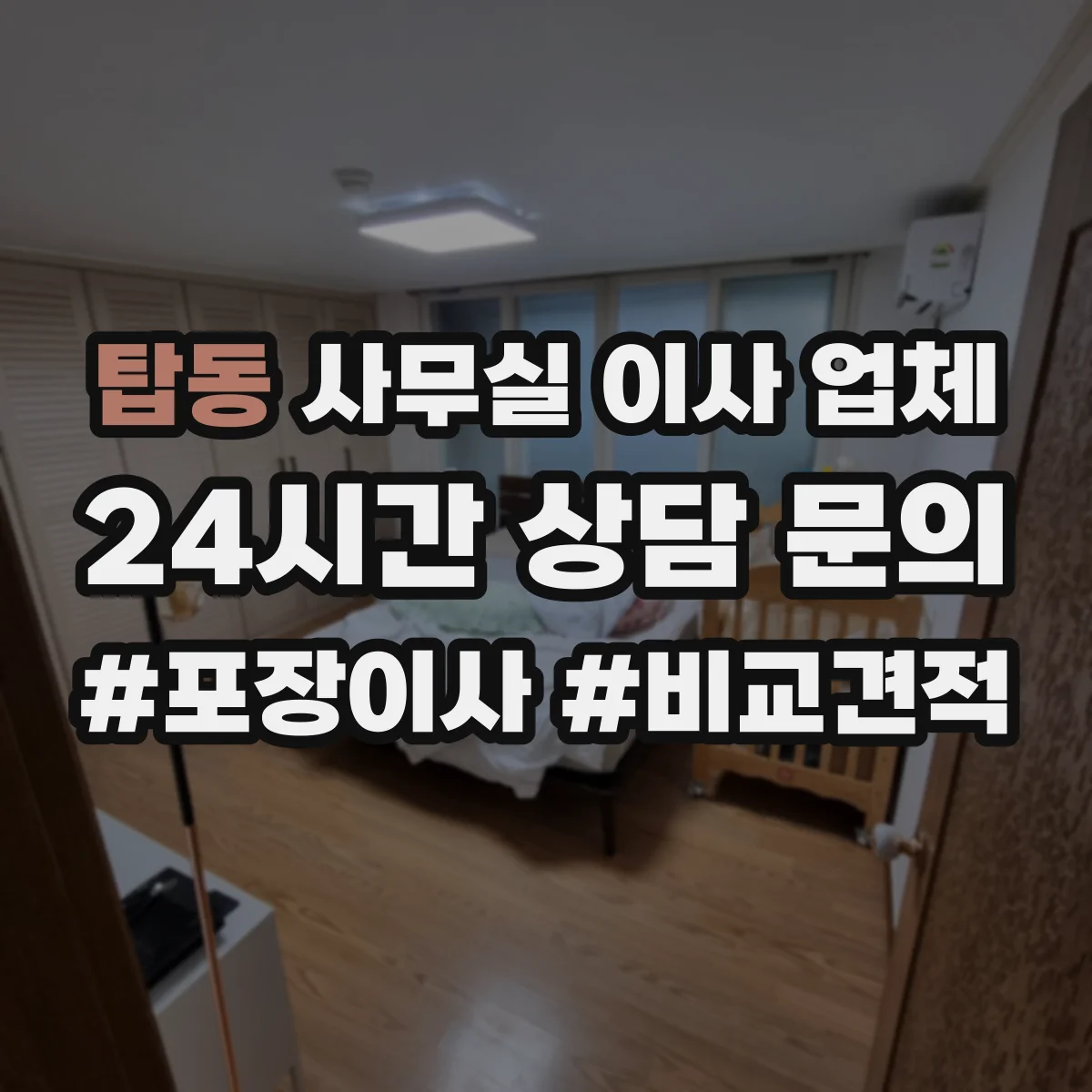 탑동 사무실 이사 업체