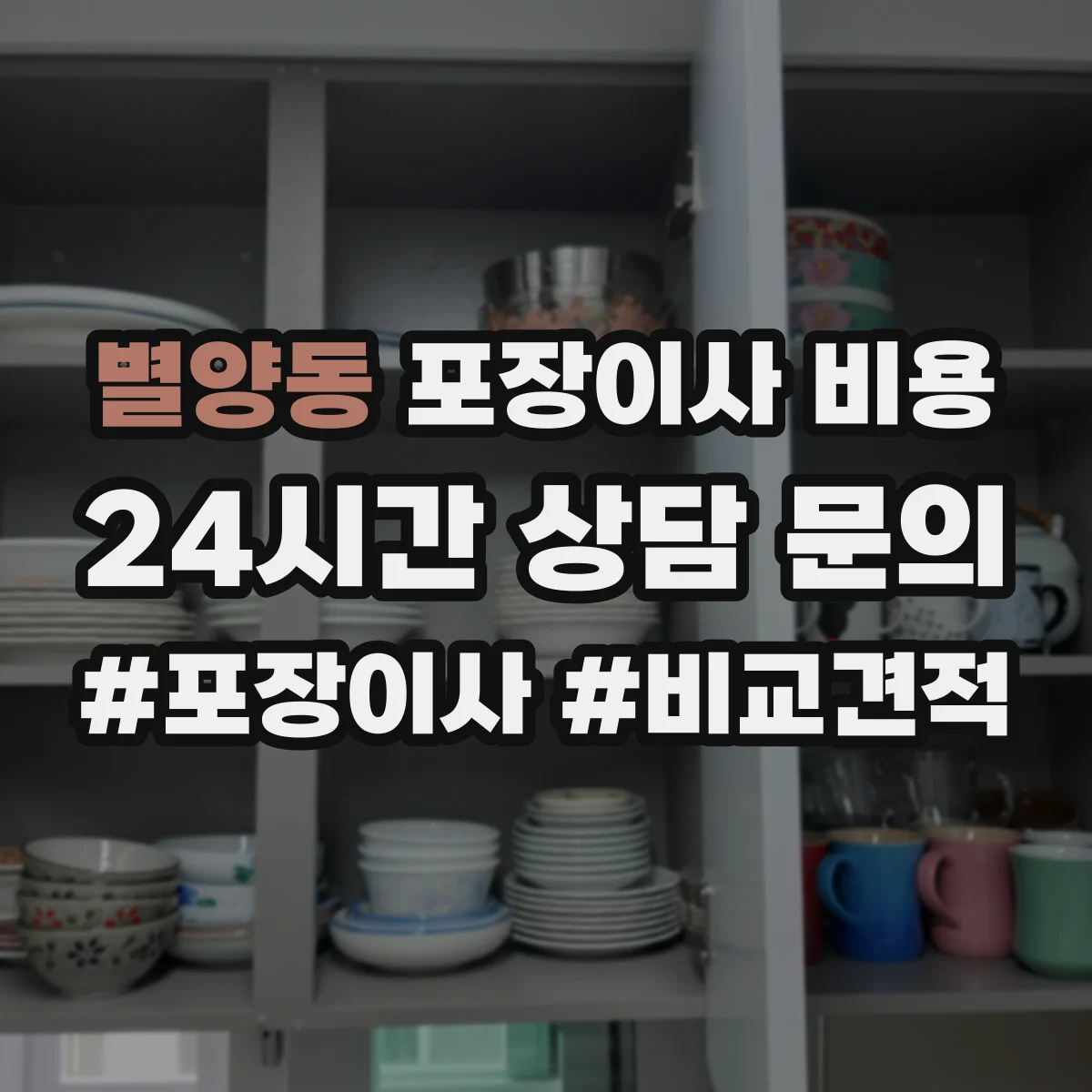 별양동 포장이사 비용