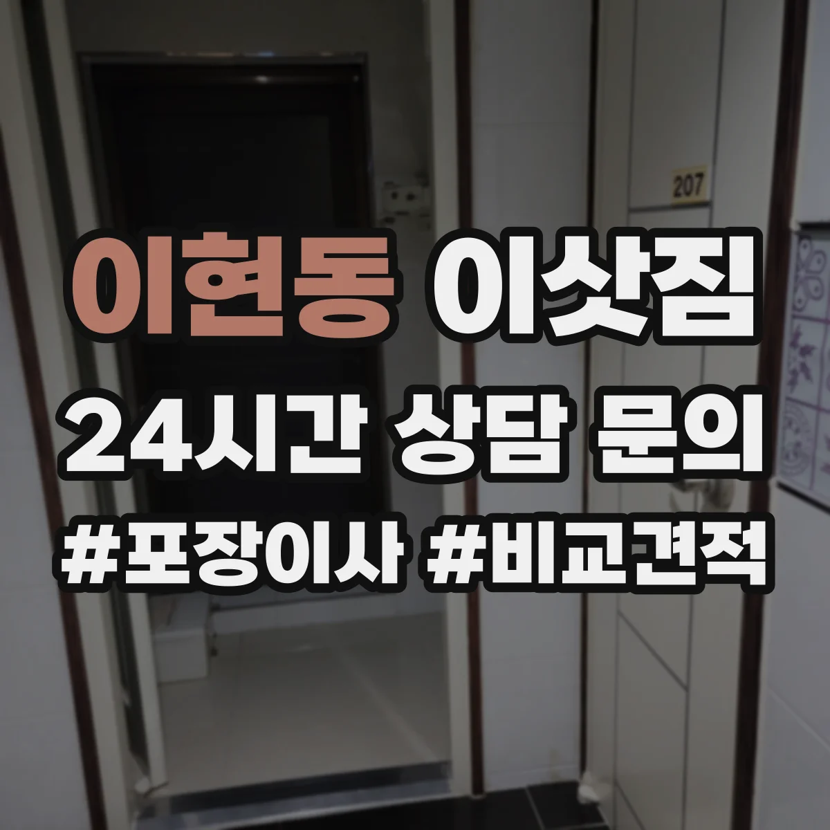 이현동 이삿짐