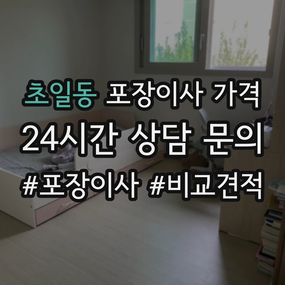 초일동 포장이사 가격