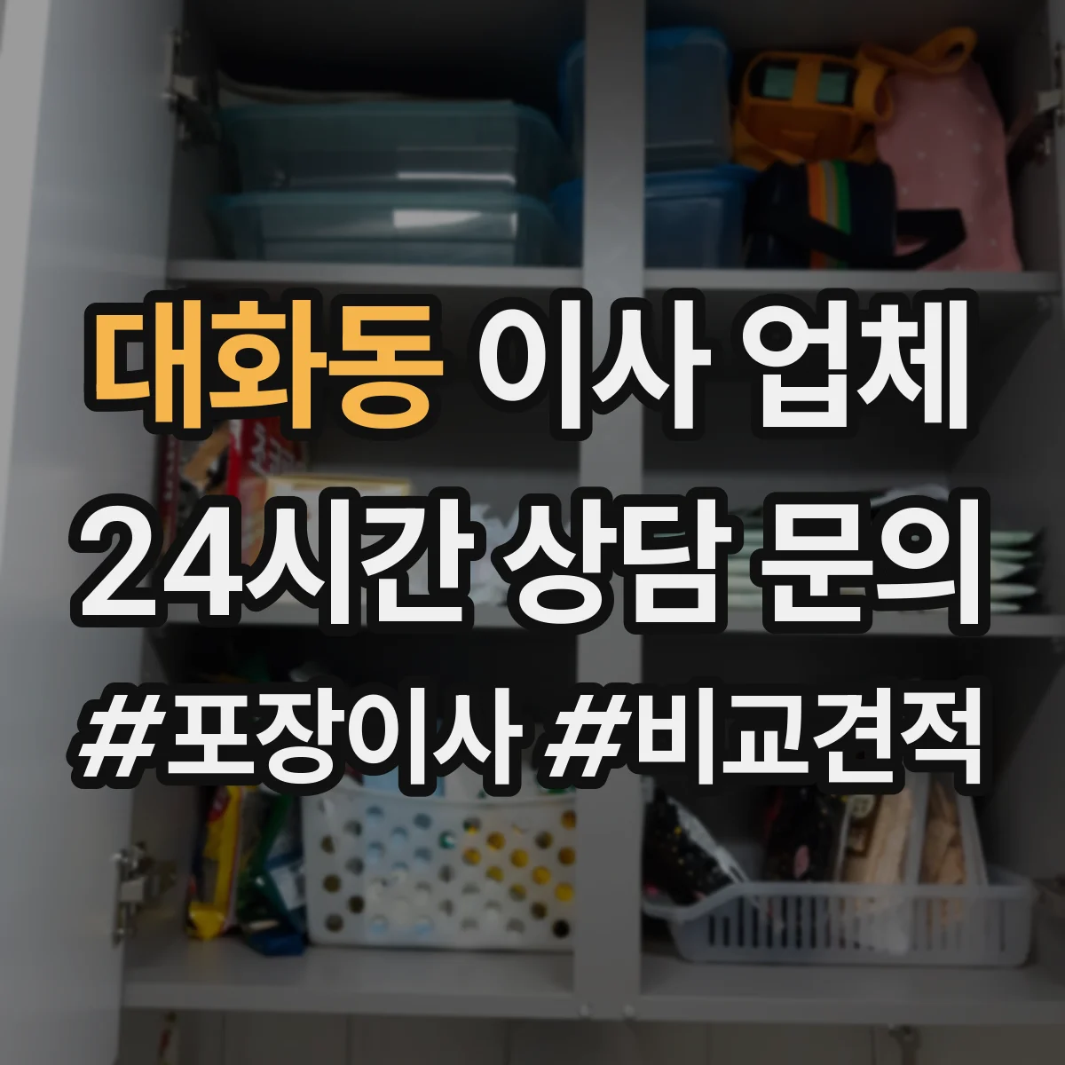 대화동 이사 업체
