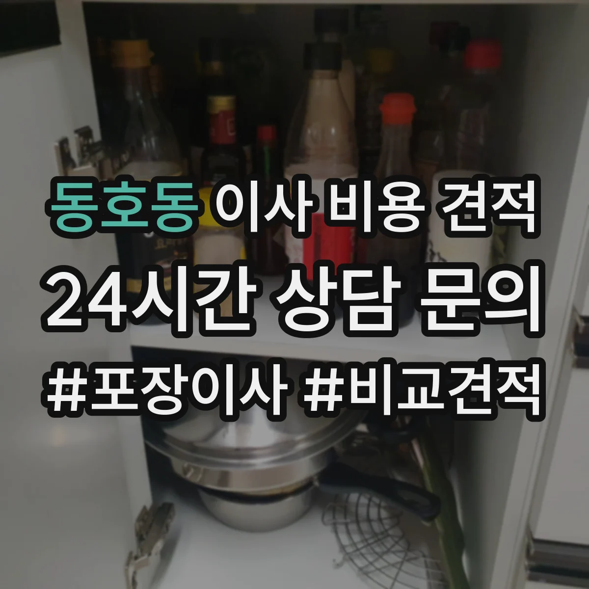 동호동 이사 비용 견적