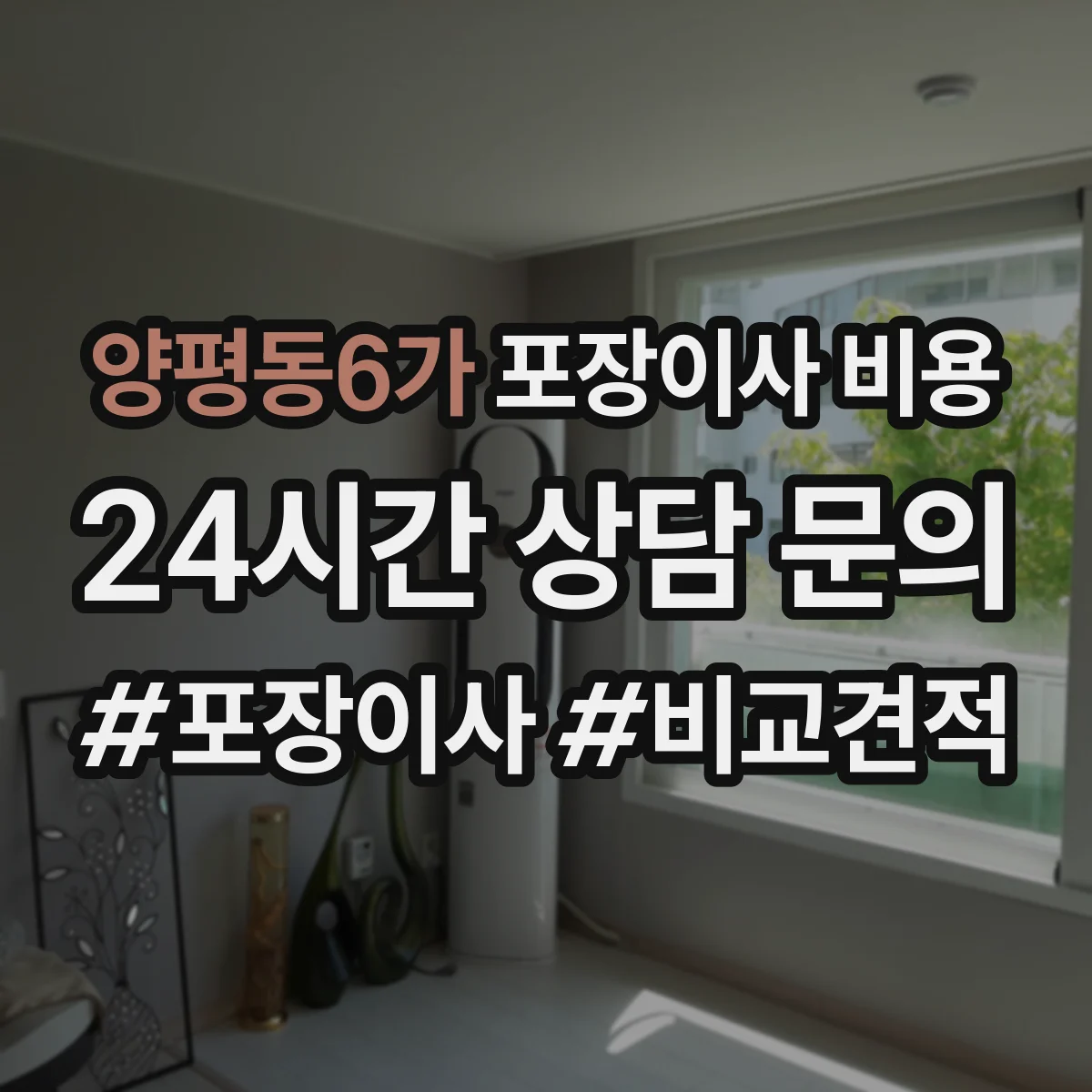 양평동6가 포장이사 비용