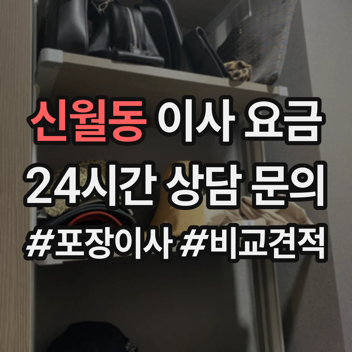 신월동 이사 요금