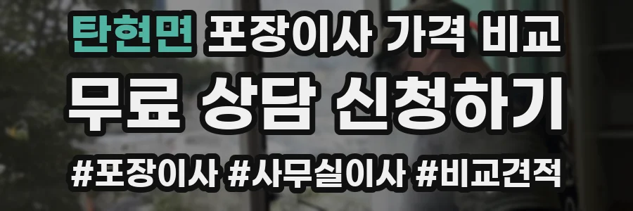 탄현면 포장이사 가격 비교