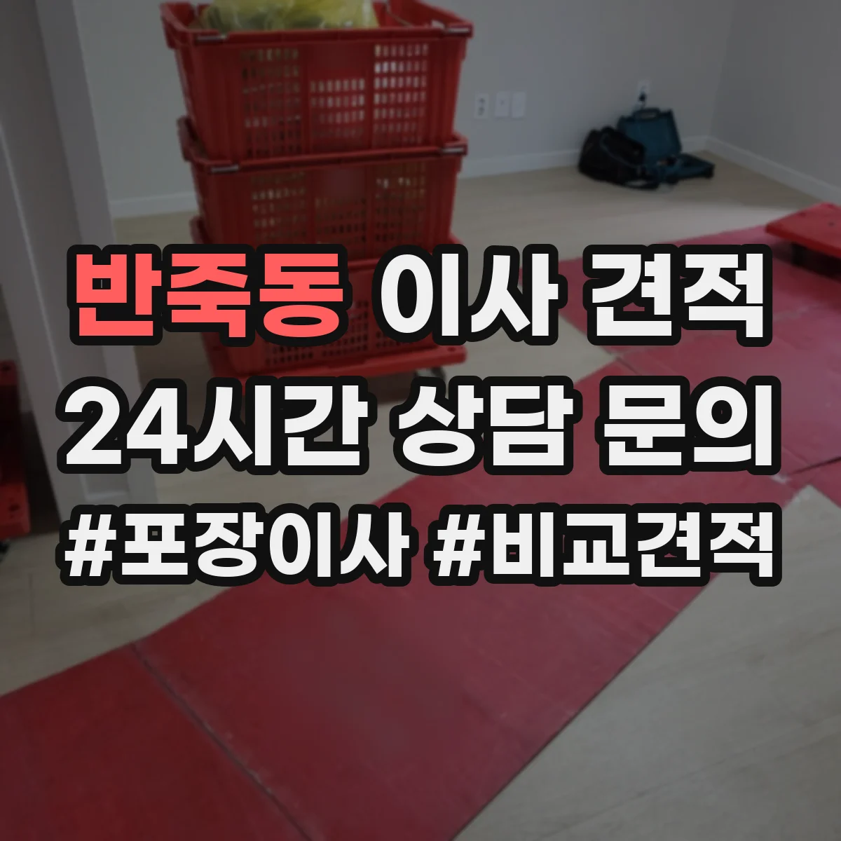 반죽동 이사 견적