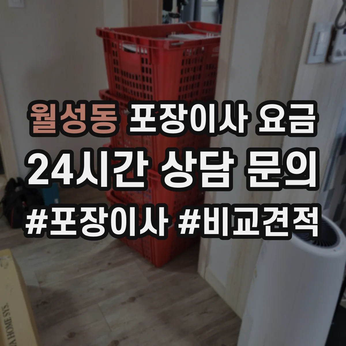 월성동 포장이사 요금