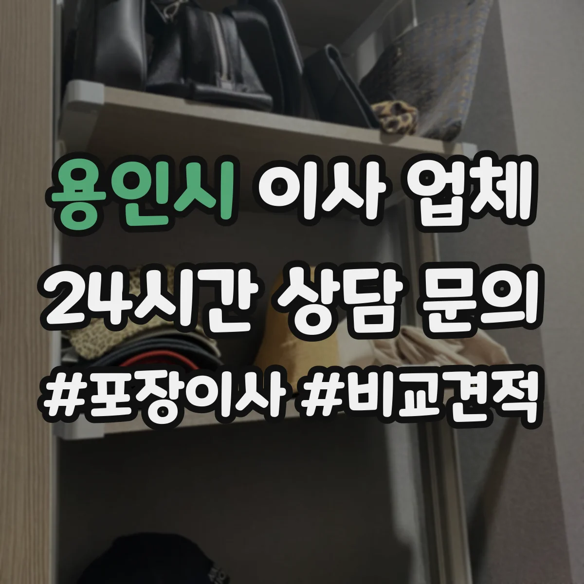 용인시 이사 업체