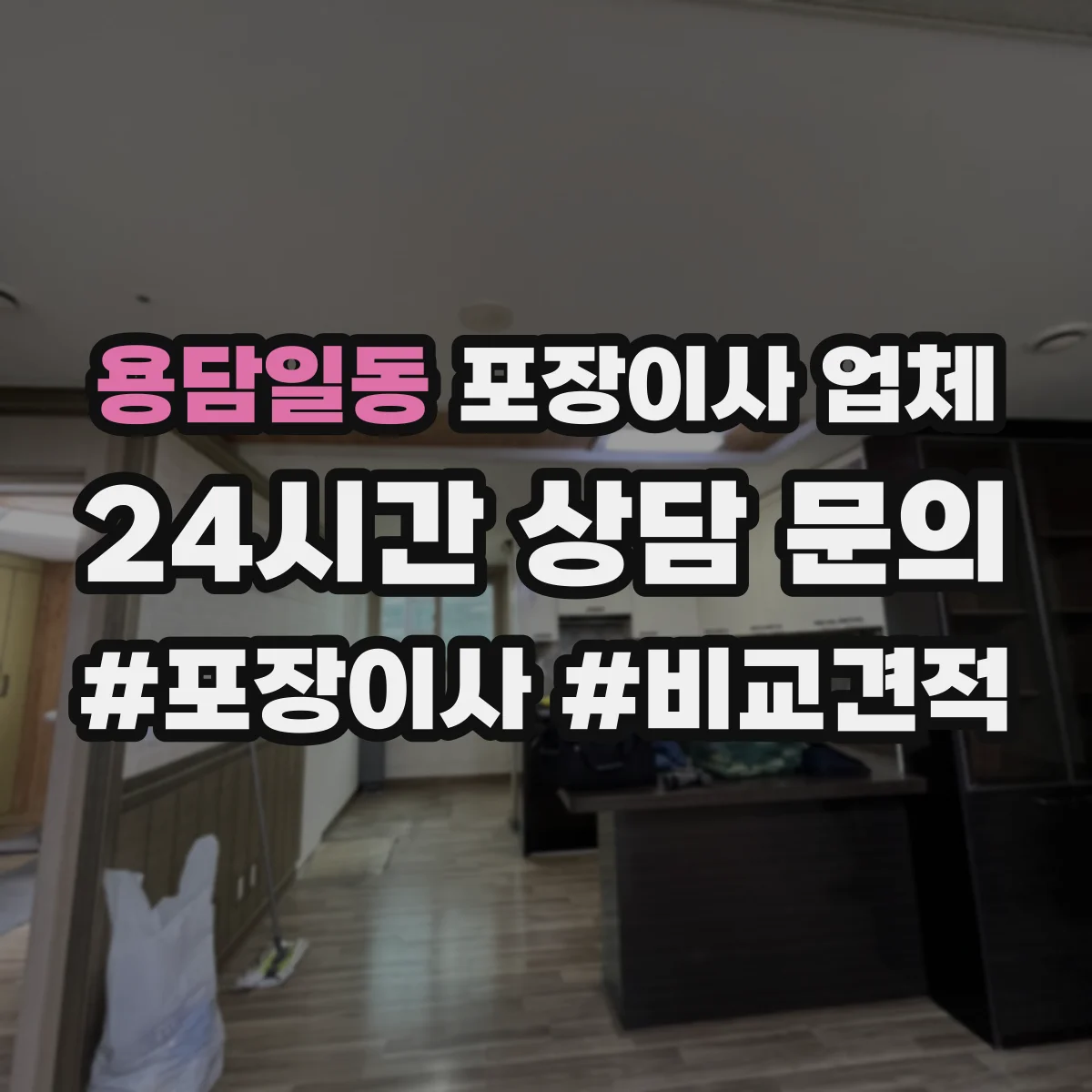 용담일동 포장이사 업체