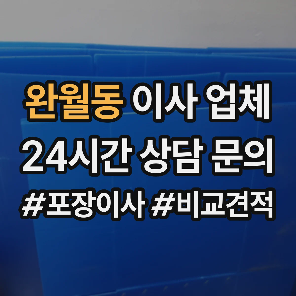 완월동 이사 업체