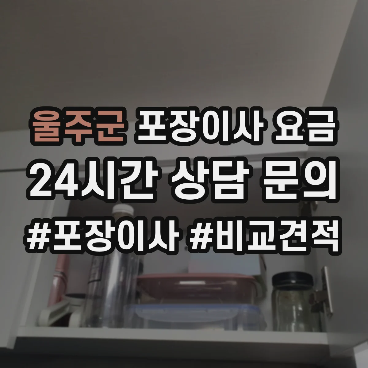 울주군 포장이사 요금