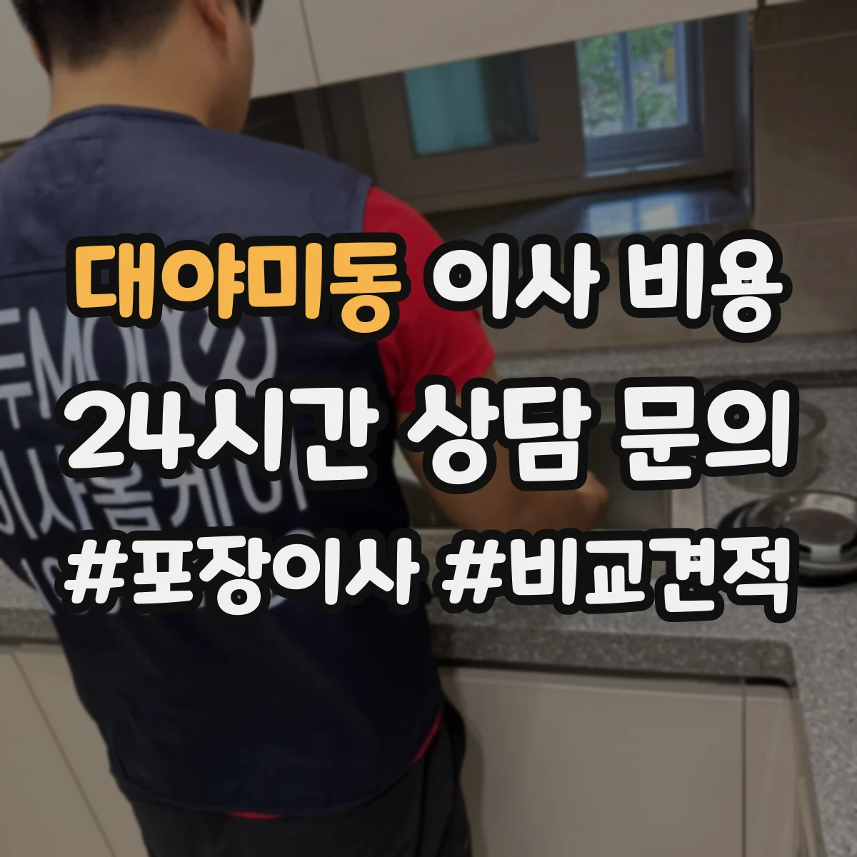 대야미동 이사 비용