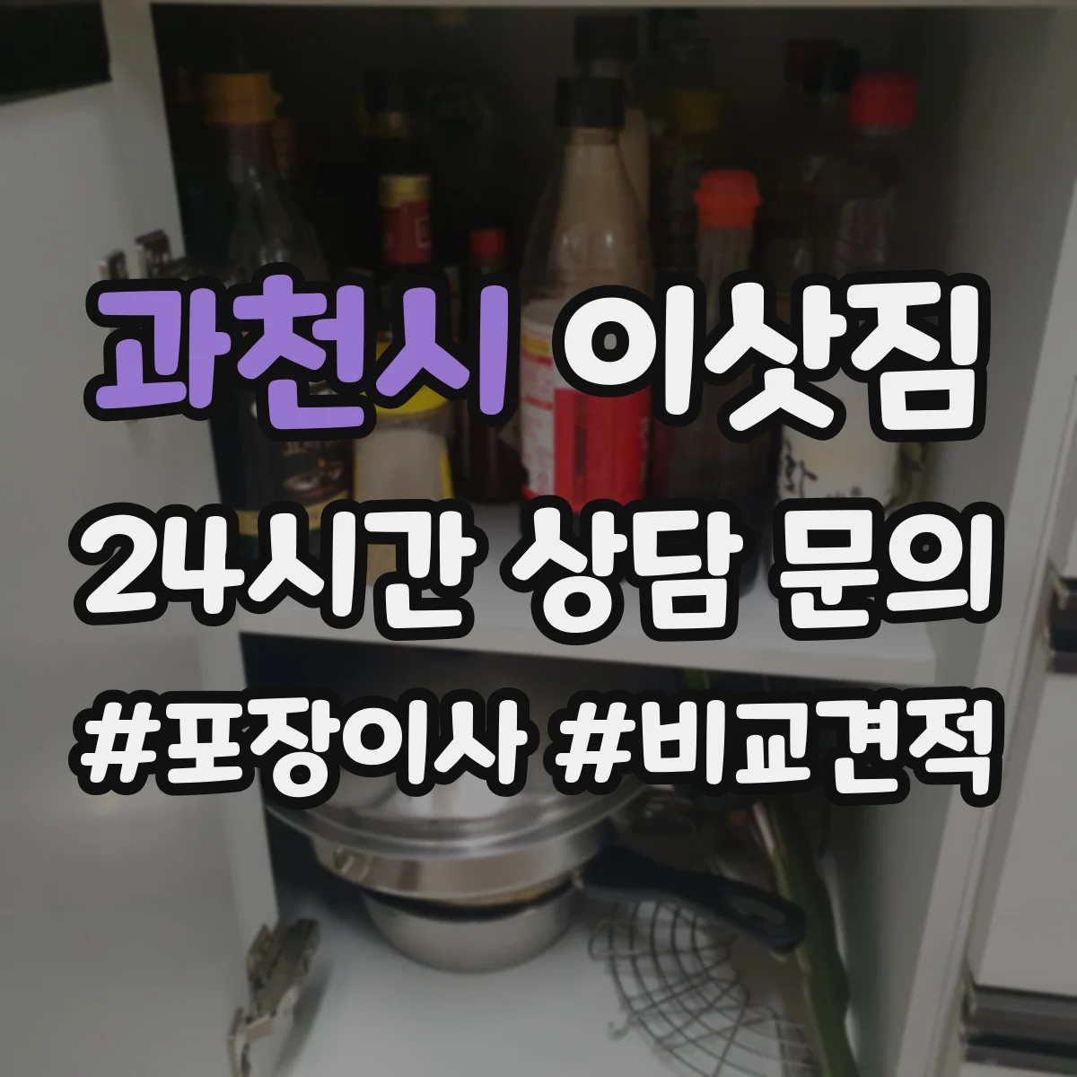 과천시 이삿짐