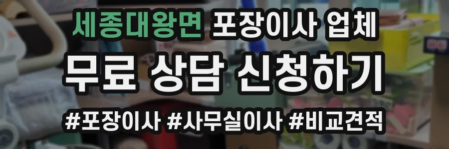 세종대왕면 포장이사 업체