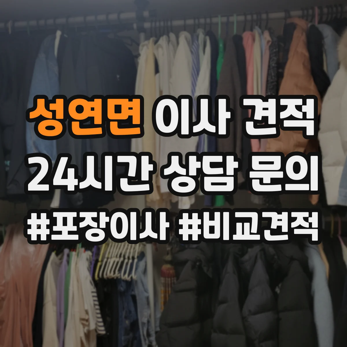 성연면 이사 견적