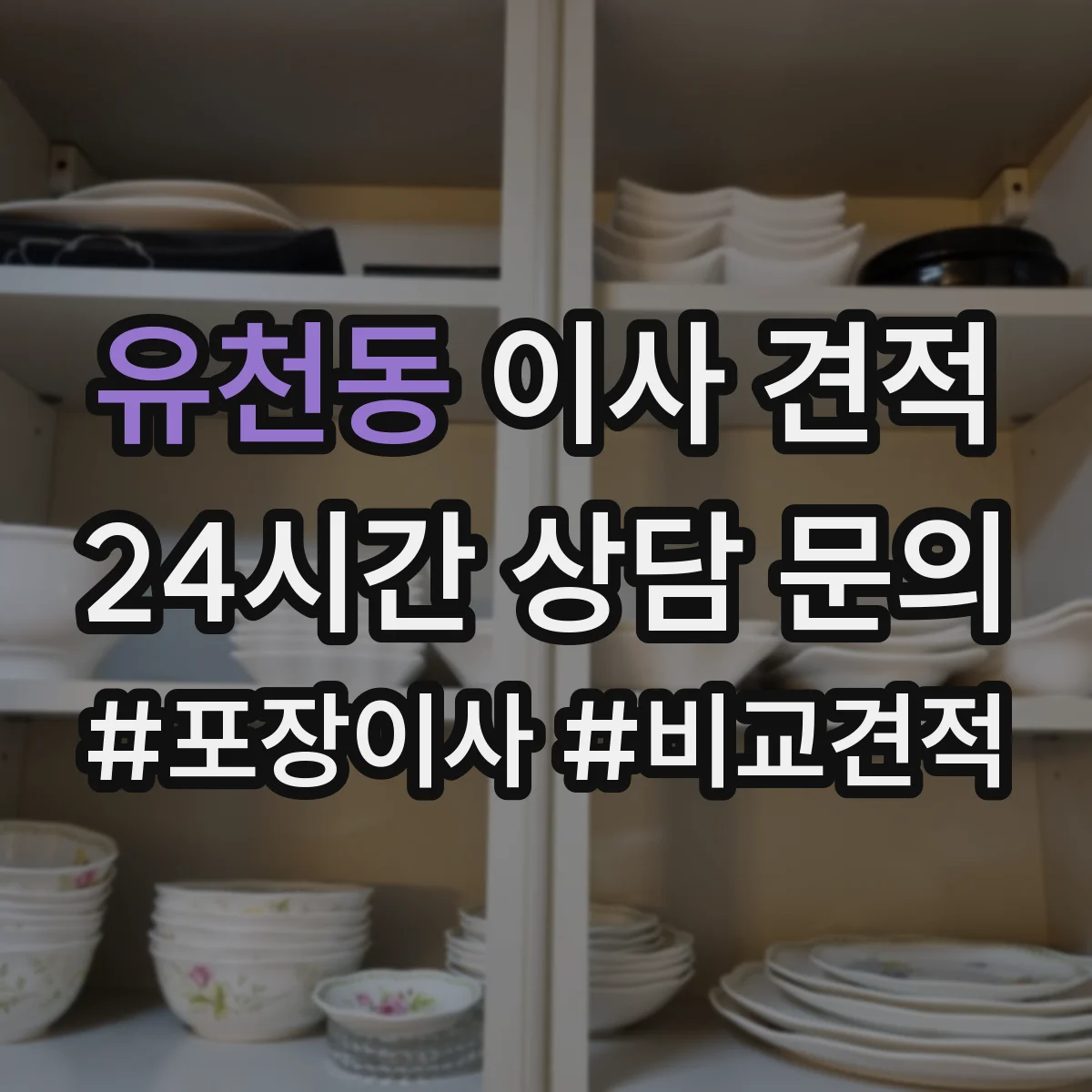 유천동 이사 견적