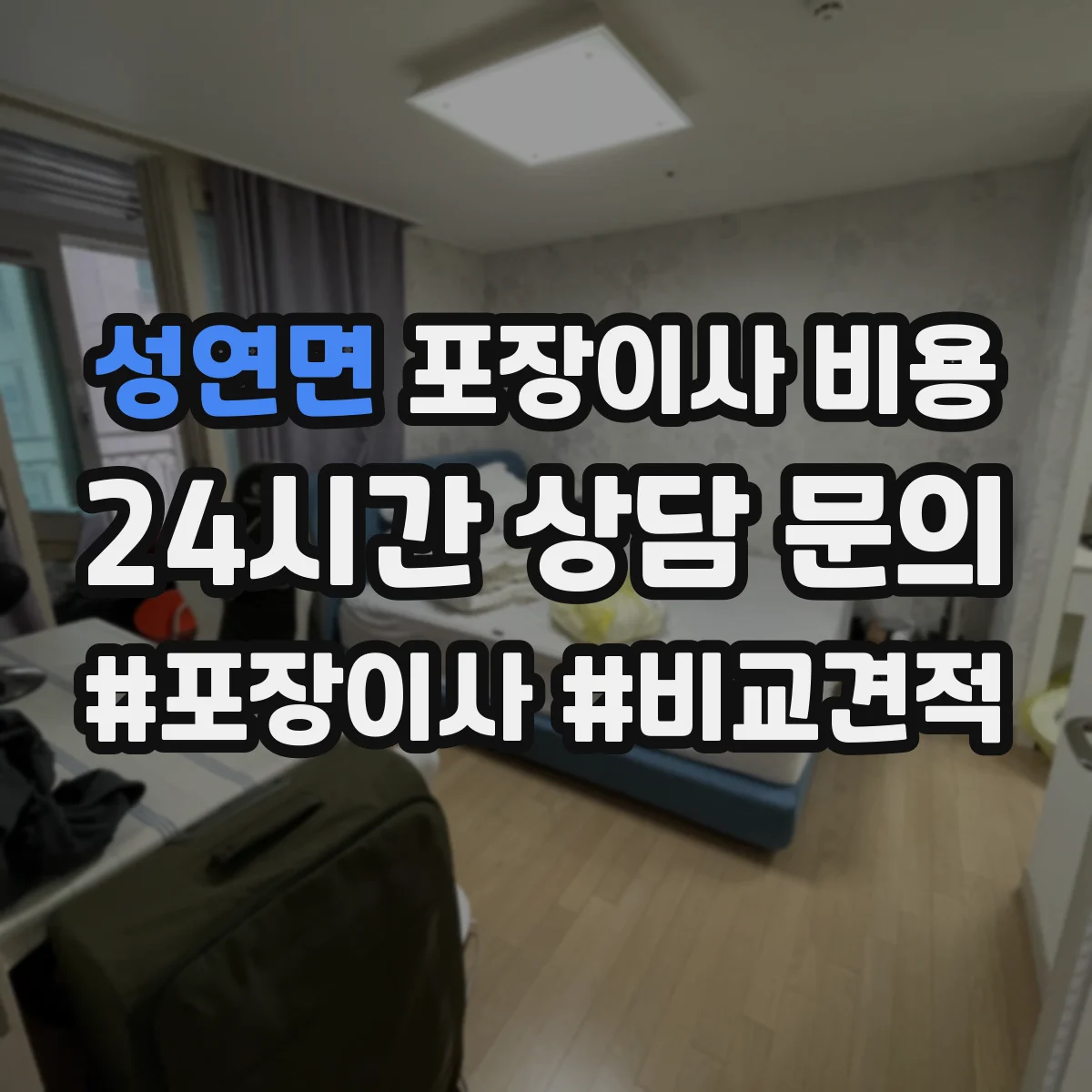 성연면 포장이사 비용