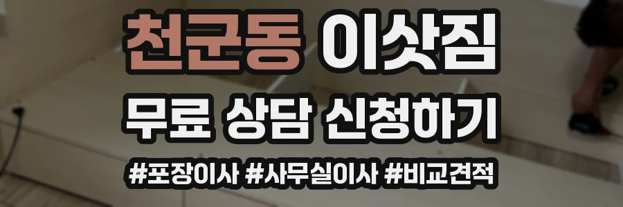 천군동 이삿짐