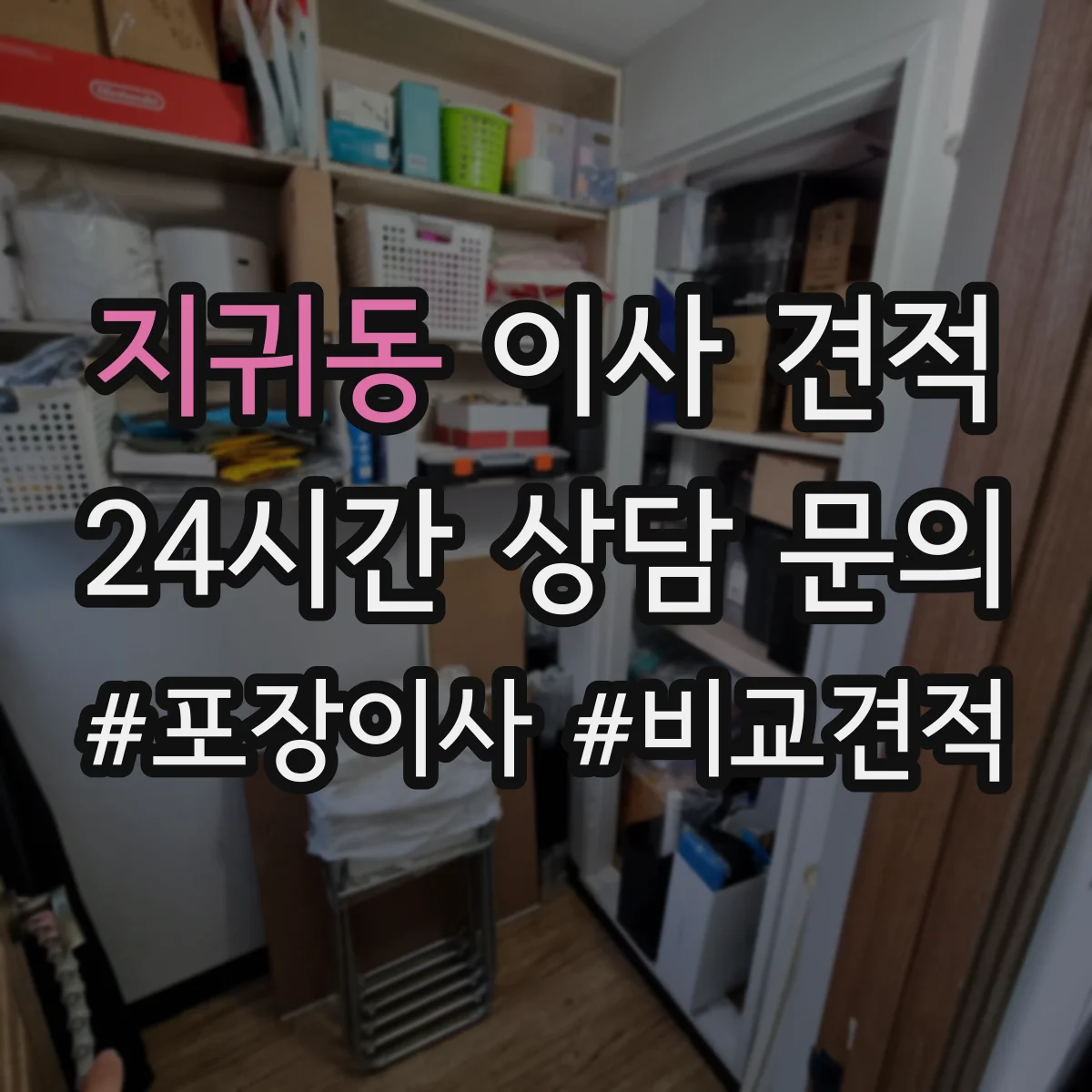 지귀동 이사 견적