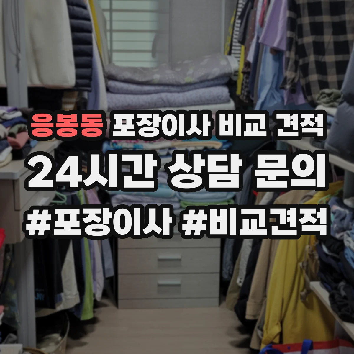 응봉동 포장이사 비교 견적
