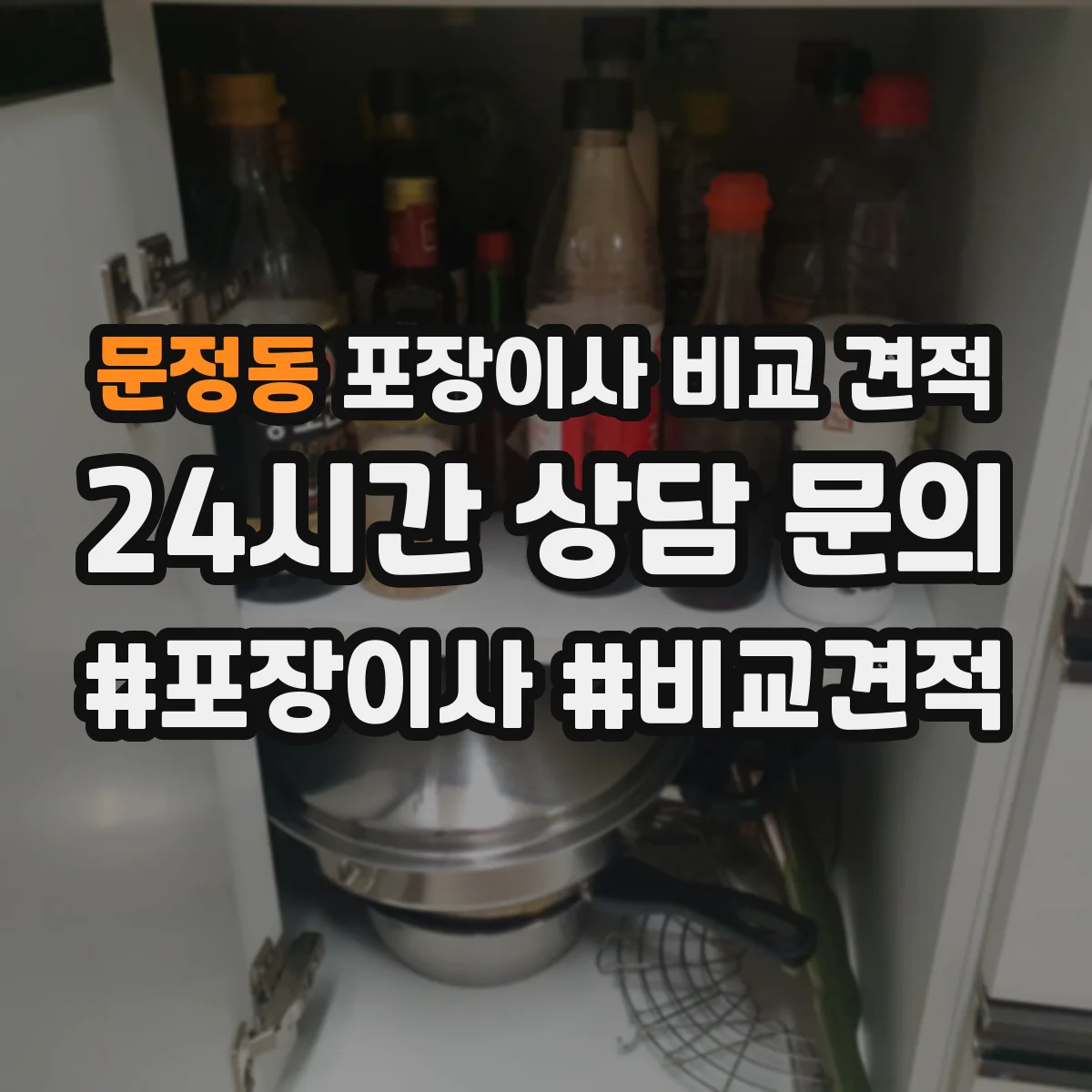 문정동 포장이사 비교 견적