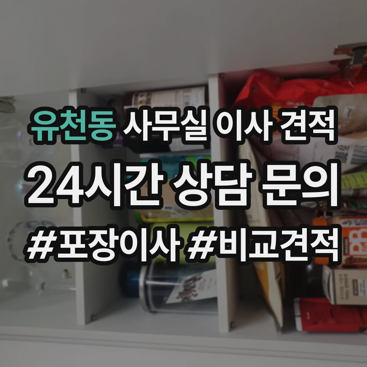유천동 사무실 이사 견적