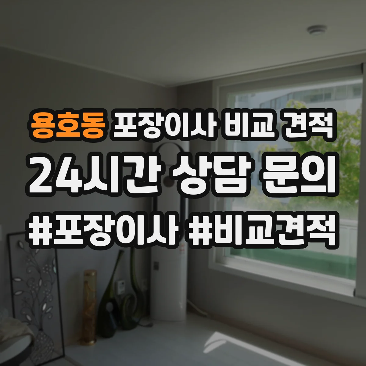용호동 포장이사 비교 견적