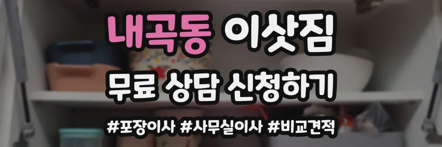 내곡동 이삿짐