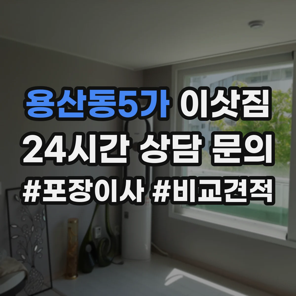 용산동5가 이삿짐 피아노·냉장고 사다리차 가능 품목