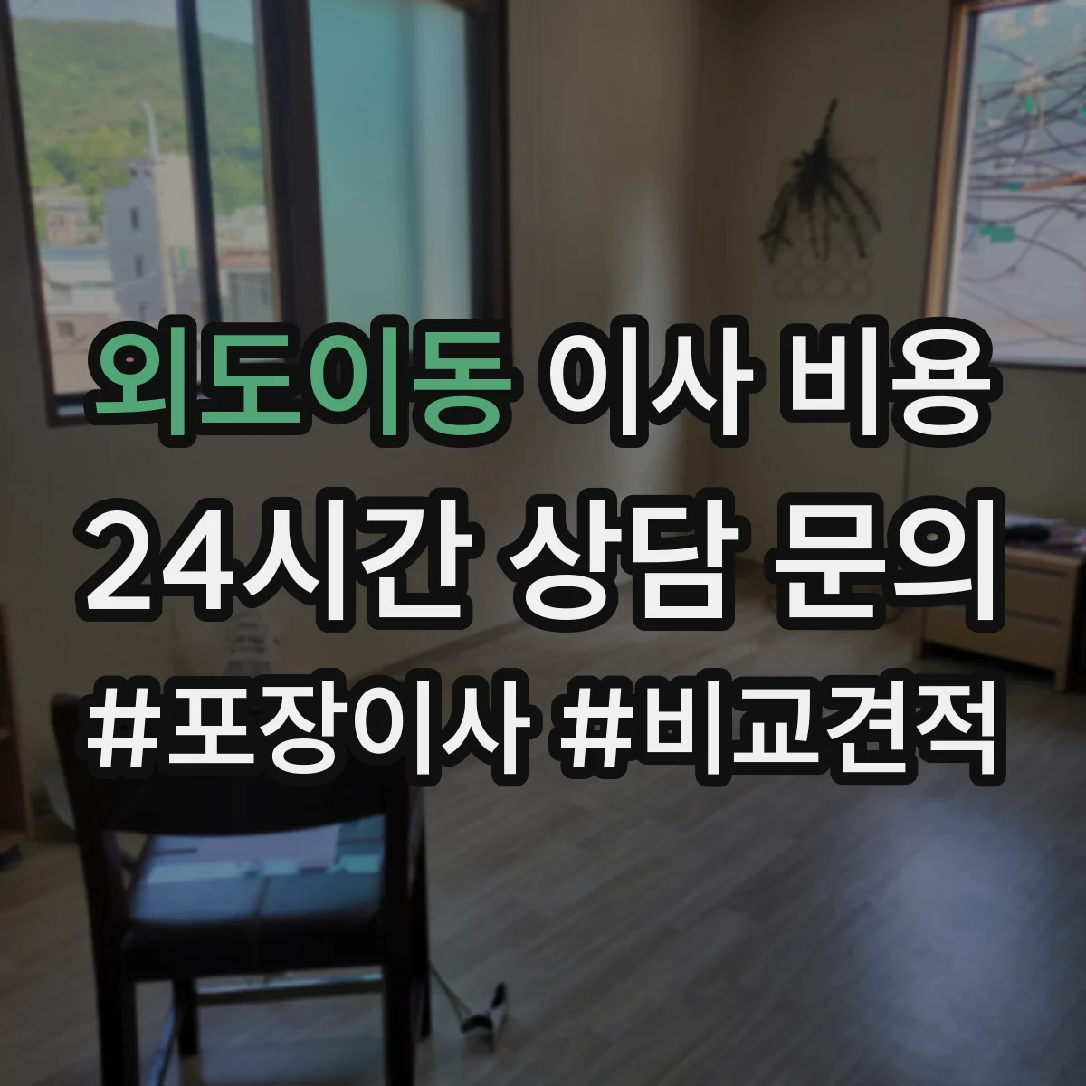 외도이동 이사 비용